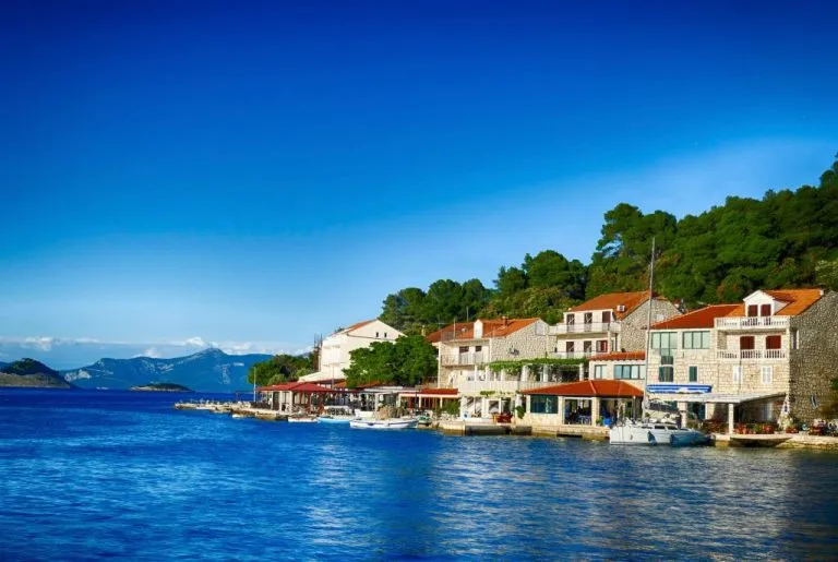 town of pomena on mljet island